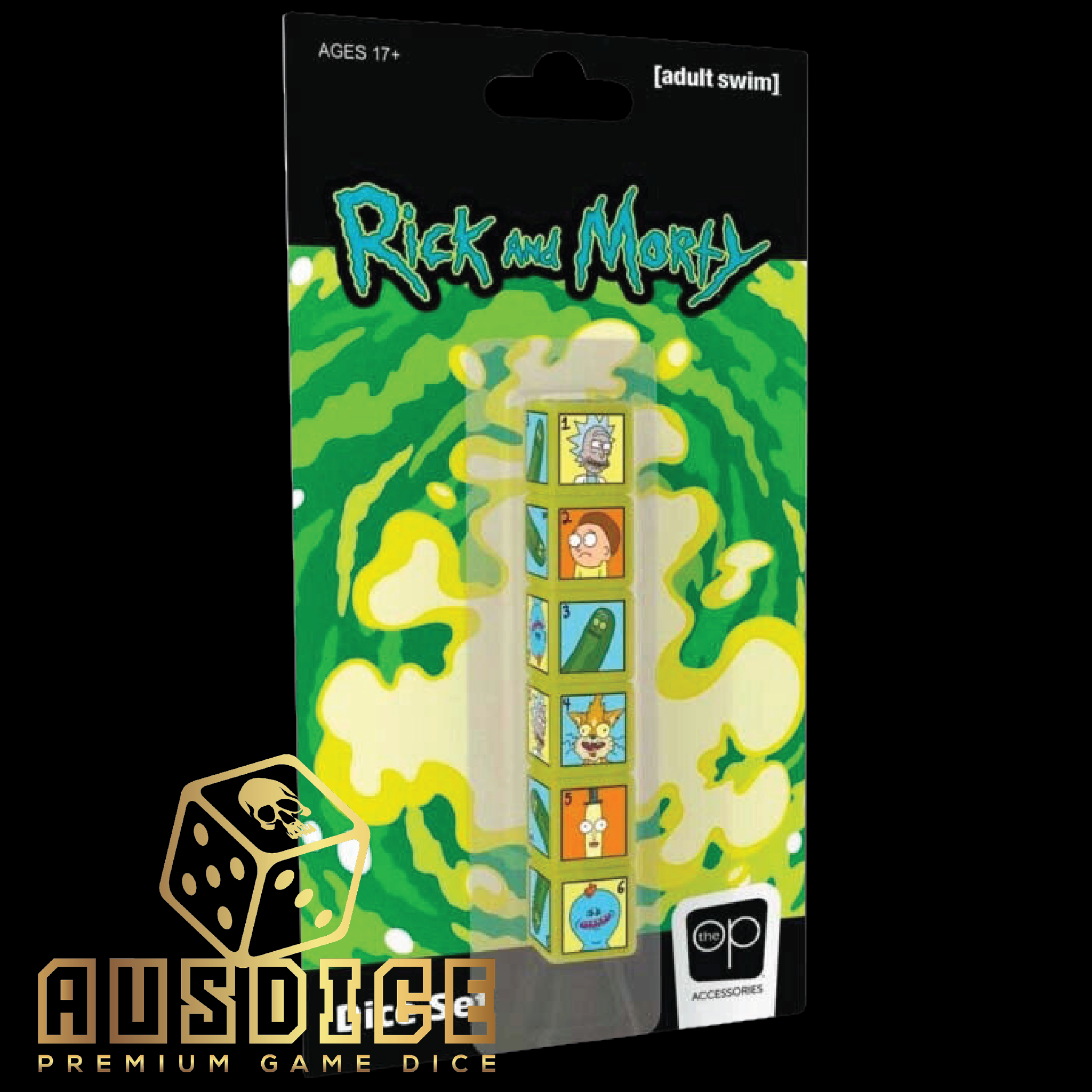 USAopoly Rick and Morty D6 Dice Set