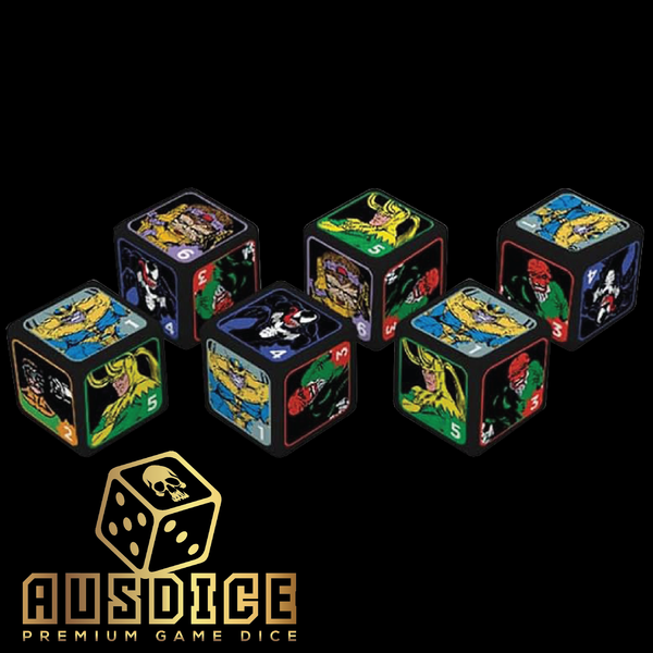 USAopoly Marvel Villains D6 Dice Set