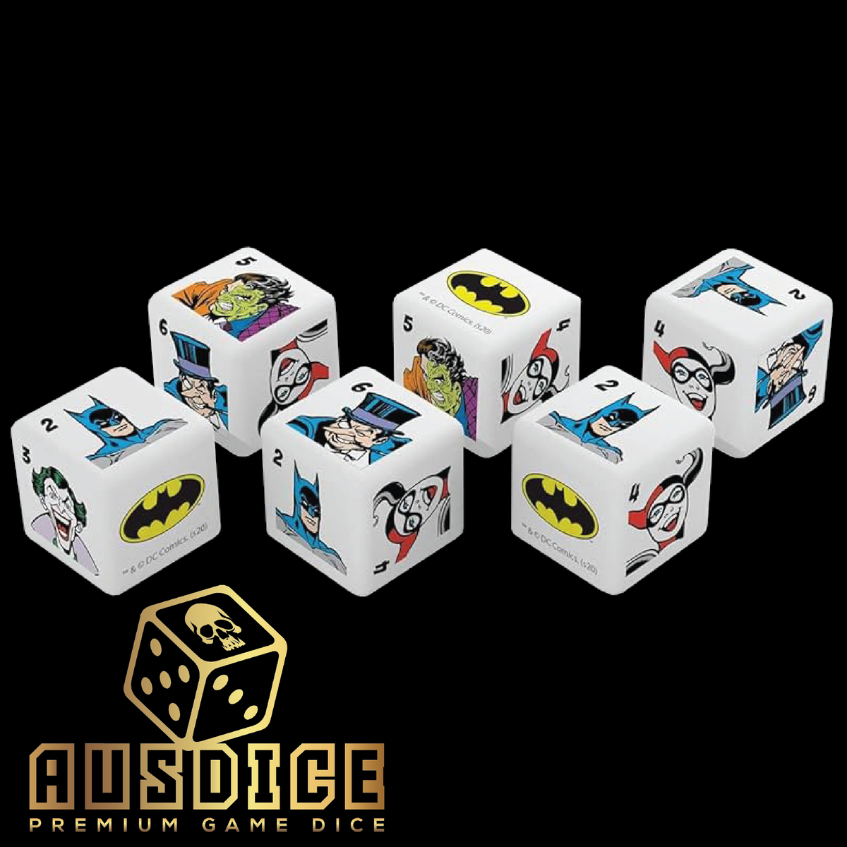 USAopoly DC Batman D6 Dice Set – Ausdice