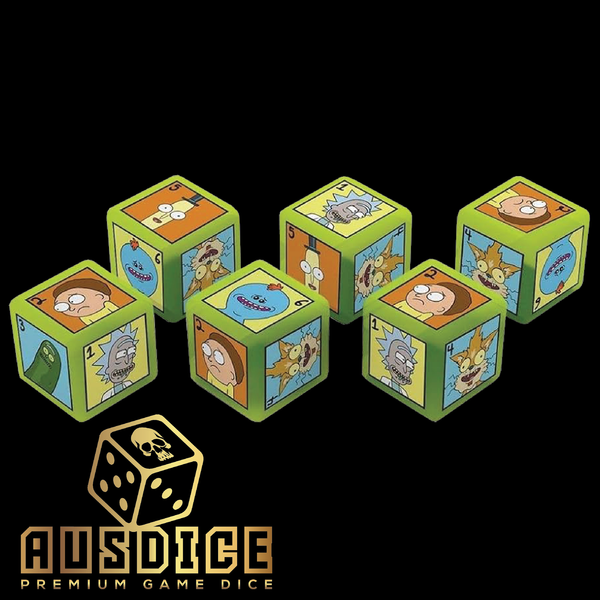 USAopoly Rick and Morty D6 Dice Set