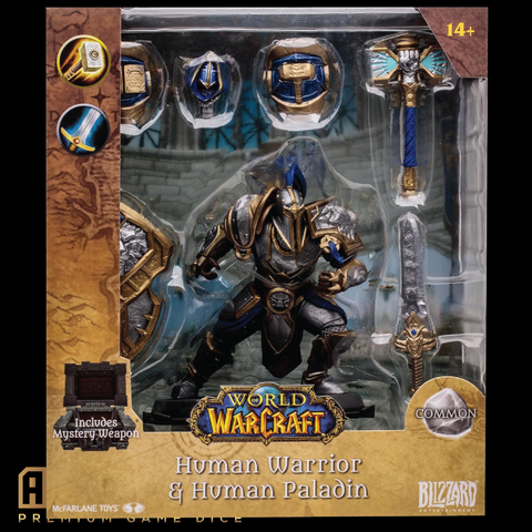 World of Warcraft Human Paladin/Warrior Common Figurine