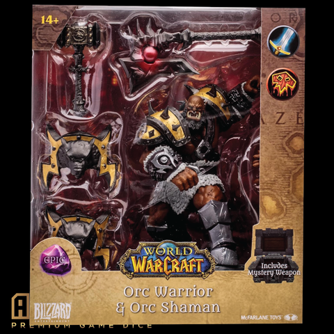 World of Warcraft Orc Warrior/Shaman Epic Figurine