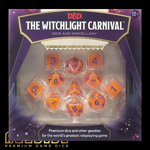 D&D The Witchlight Carnival Dice and Miscellany