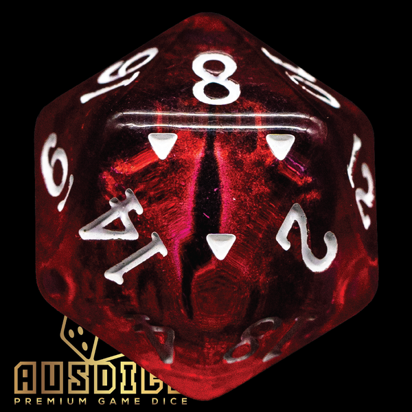 The Dragon's Eye D20 Red