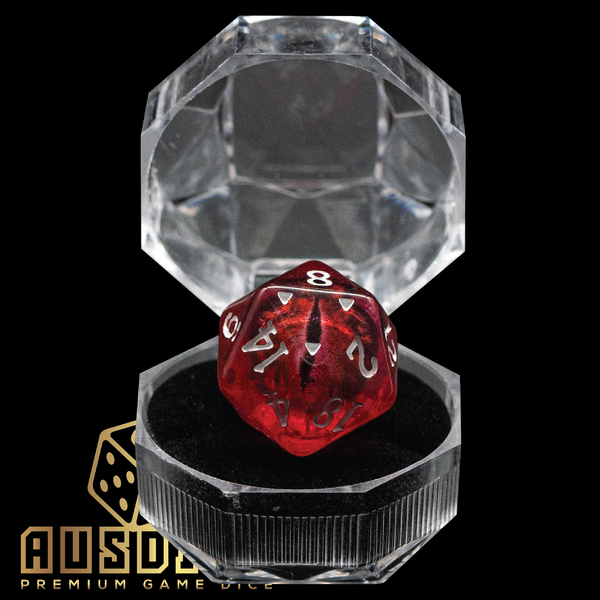 The Dragon's Eye D20 Red