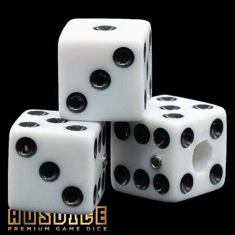 Guitar Control Knob - White Dice (3-Pack)